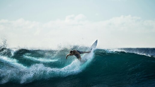 Surfer im Wasser