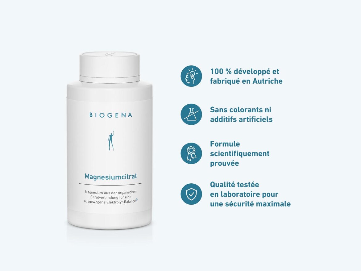 BIOGENA accorde une grande importance à cet aspect dans la production du citrate de magnésium.