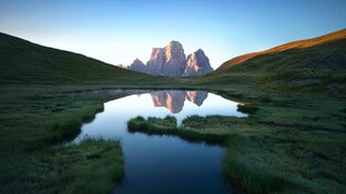 Berg und Bergsee