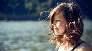 Kind ohne Vitamin D Mangel