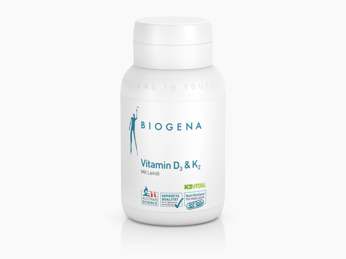 Vitamin D3 & K2 - 120 Kapseln