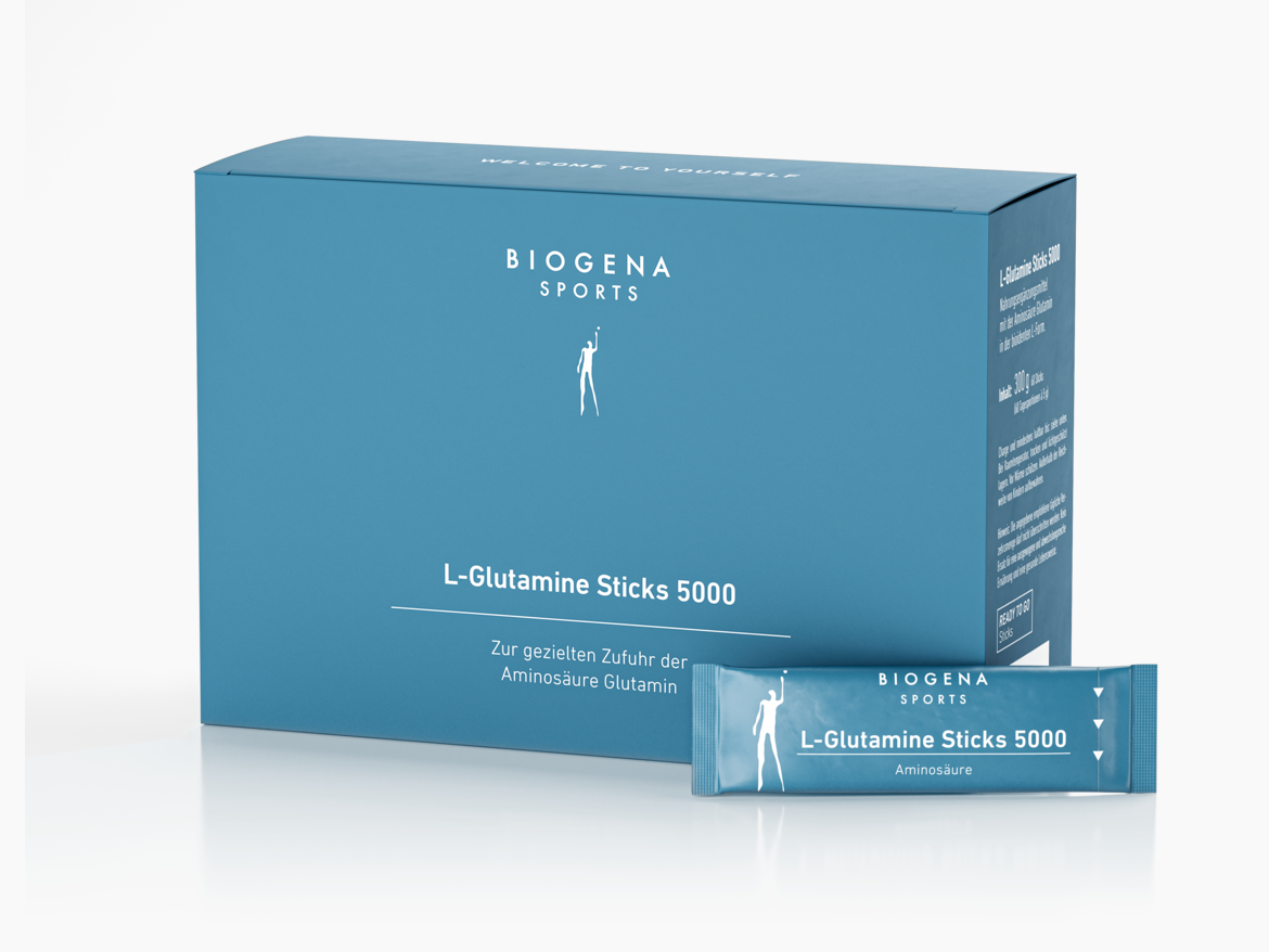 BIOGENA SPORTS - L-Glutamine Sticks 5000 - 60 Sticks