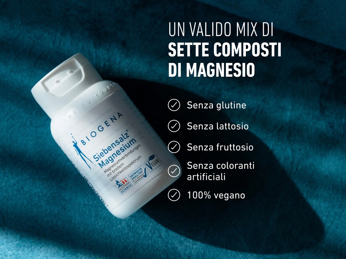 Proprietà del mangium dei 7 sali
