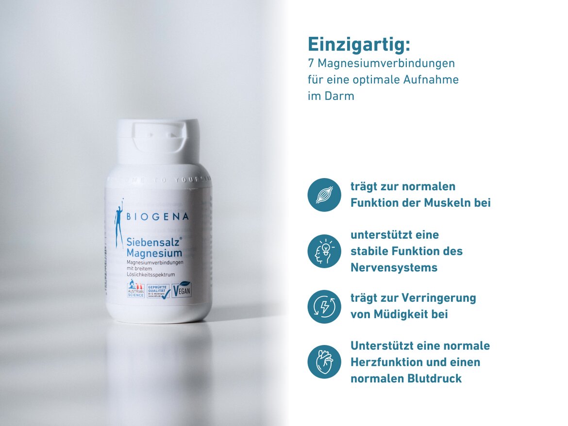 Was unser Siebensalz Magnesium einzigartig macht